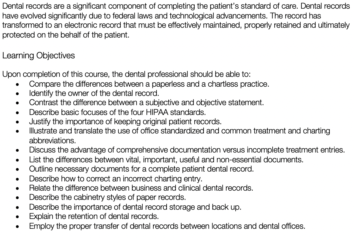 Dental Records Best Practices For Information Management And Retention   C77f87cc871b0891f1689c8f48e8ee83 